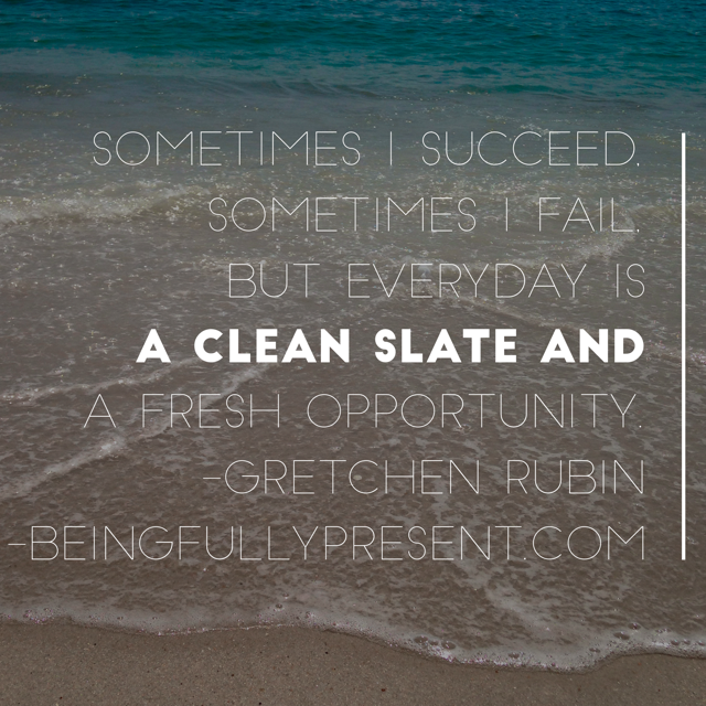 BFP Inspiration Moment on A Clean Slate